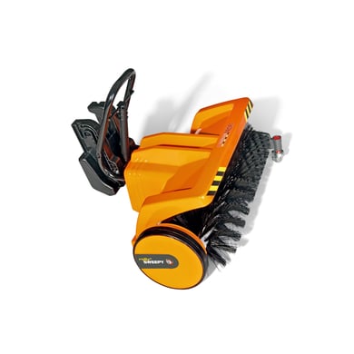 Image of ROLLY TOYS spazzola frontale per trattore arancio 409723059