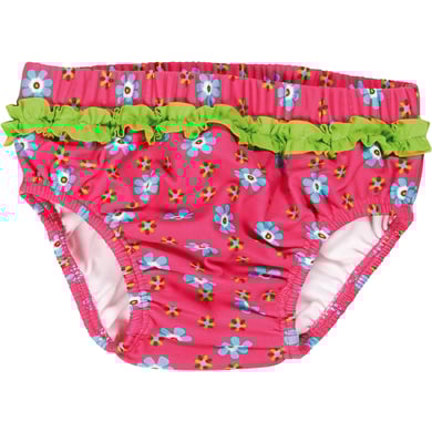 Playshoes UV-skydd blöja byxor blommorosa