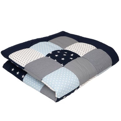Image of Ullenboom Coperta per gattonare, 140x140 cm, blu azzurro059