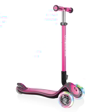 Image of AUTHENTIC SPORTS Globber Elite Deluxe, Monopattino con ruote luminose, rosa059
