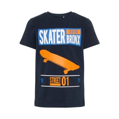 name it T-Shirt Nbmhebom donkere saffier