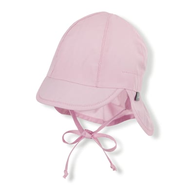 Sterntaler Peaked cap med nackskydd rosa
