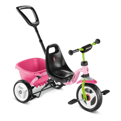 PUKY ® Trehjuling Ceety med komfortdäck, kiwi / rose 2219