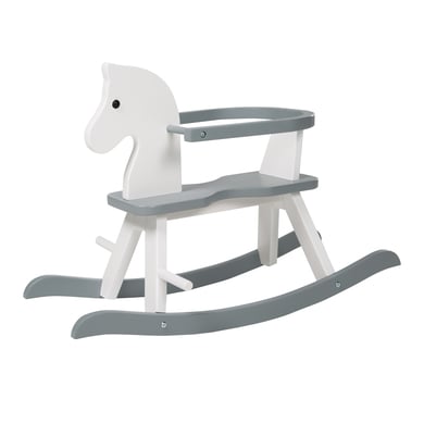 Image of roba Cavallo a dondolo bianco e grigio059