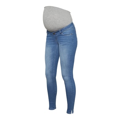 Mamalicious Zwangerschapsbroek MLLARGO Light Blue Denim