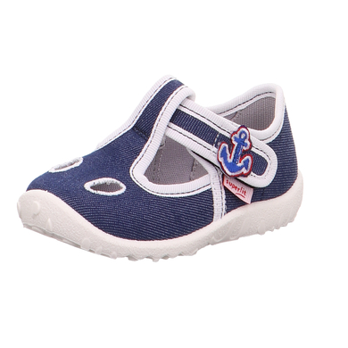 superfit Boys toffel Spotty blue anker