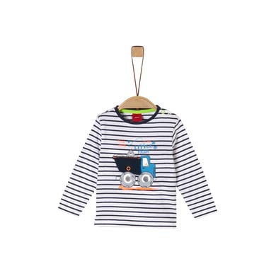 s. Olive r Camisa de manga larga Navy stripes
