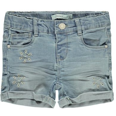 name it Shorts Nmfsallo Dnmbanni ljusblå denim