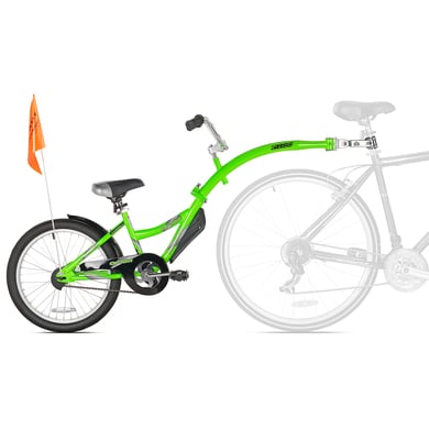 Image of WeeRide Rimorchio per biciclette tandem Copilot Verde059