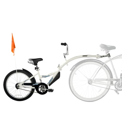 Image of WeeRide Rimorchio per biciclette tandem Copilot bianco059