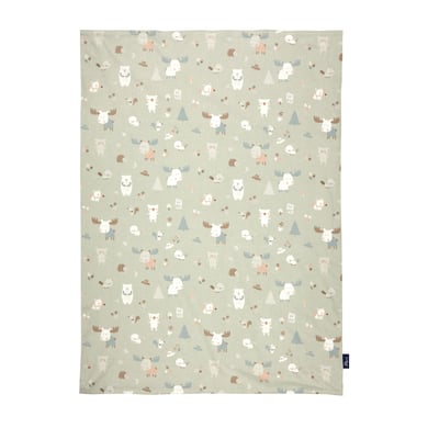 Image of Alvi ® baby coperta baby baby baby in jersey Forest 75 x 100 cm059
