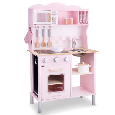 Image of New Classic Toys Cucina giocattolo - Modern con piano cottura rosa059
