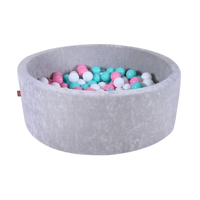 Knorr® toys toys ball bath soft - Grey - 300 palline rosa/crema/ light blu