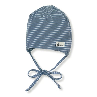 Sterntaler Beanie sammet blå