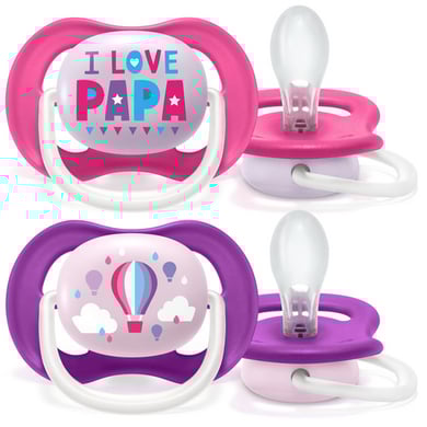 Image of Philips Avent Soother ultra air SCF080/04 Collection Happy 6-18m Boy Mama/Balloo059