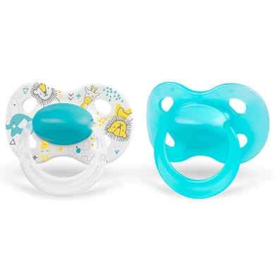Image of Medela Baby Succhietto Original da 18 mesi DUO Signature 2 pezzi in turchese059