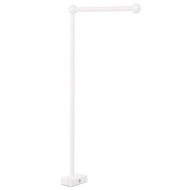 babybay ® Soporte móvil adecuado para todos los modelos con barras redondas lacado en blanco