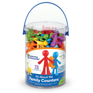 Learning Resources ® Allt om mig - Lekfigurer familj 72 delar