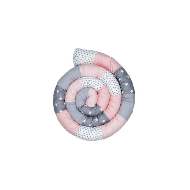 Image of Ullenboom Lettino Baby Snake Rosa Grigio 400 cm059