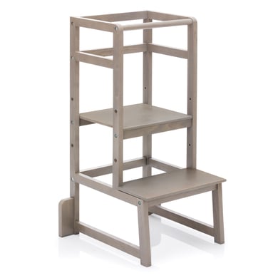 Image of fillikid Torre di apprendimento montessoriana in legno massiccio, grigio059
