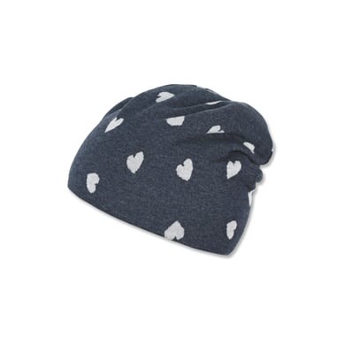 Sterntaler Slouch Beanie blå melange