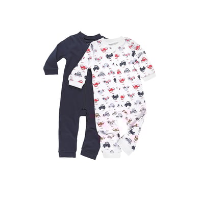 pink or blue 2-pack sleep overall car
