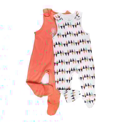 Pink or Blue Romper 2 stuk orange