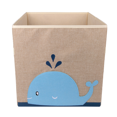 bieco Förvaringslåda val, natur 32 cm