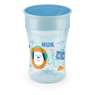 NUK Drikkekopp Magic Kopp 230 ml 360° drickkant i blått, 230 ml