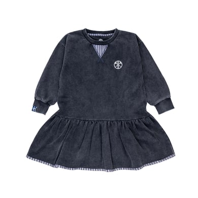 Kohleknirpse Sweat Dress Marie Charcoal