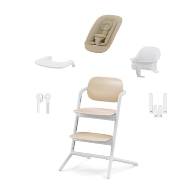 cybex GOLD Barnstol Lemo 4 i 1 set Sand White