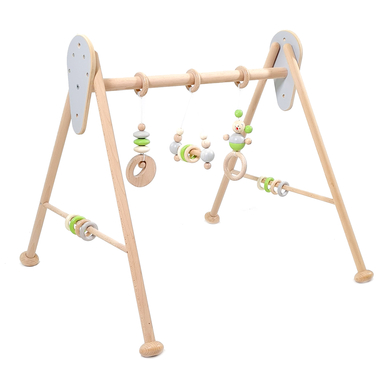 HESS Babygym lilla musen, äppelgrön, naturlig