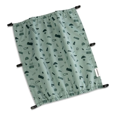 CROOZER Parasol Green estampado para Kid biplaza