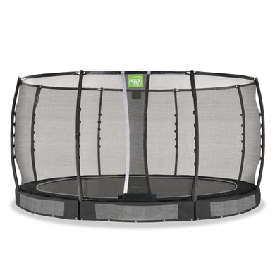 EXIT Allure Premium Floor Trampolin ø 427cm - svart
