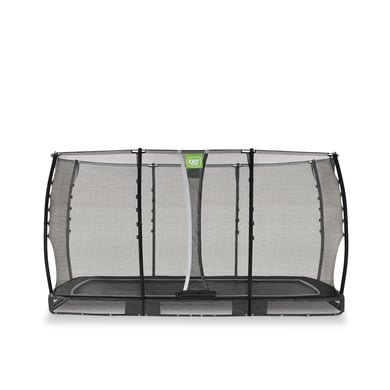 EXIT Cama elástica Allure Classic suelo 214x366cm negro