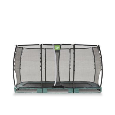 EXIT Cama elástica para suelo Allure Premium 214x366cm verde