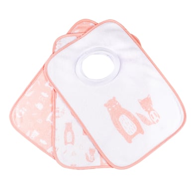 kindsgard Haklappar happaklat 3-pack rosa