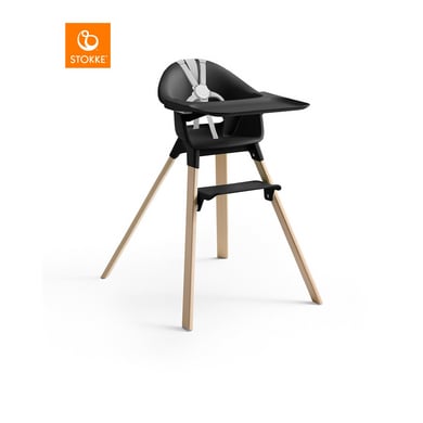 Silla alta STOKKE® CLIKK™ Black Natural