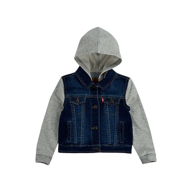 Levis Levi's Kids Boys Sweat Sleeve Hooded Denim Jacket