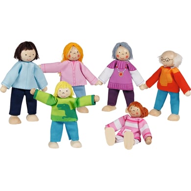 Image of goki Bambole pieghevoli Modern e famiglia059