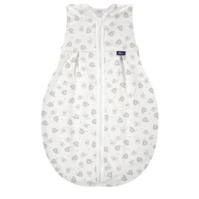 Alvi ® Sovsäck Jersey Light Randig elefant beige