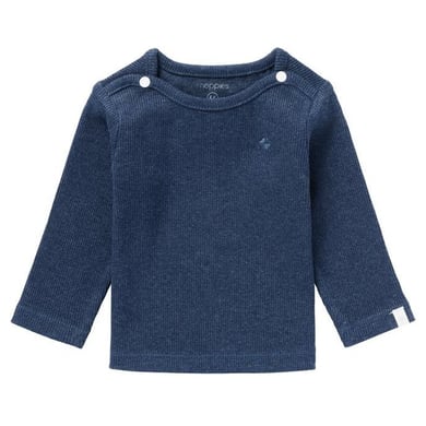 Noppies Natal Navy Melange shirt met lange mouwen