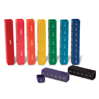 Learning Resources ® Fraktionstorn Fraktionskubbar