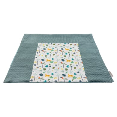 Image of Ullenboom Coprifasciatoio Waffle Piqué Motif Verde salvia Rainforest 75 x 85 cm059