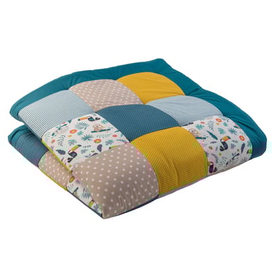 Image of Ullenboom Coperta per bambini e cuscino per box Jungle 140 x 140 cm059