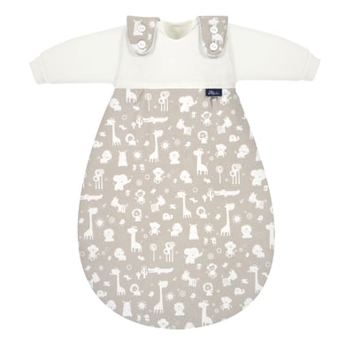 Image of Alvi ® Baby-Mäxchen® Sacco nanna 3 pz. animali dello zoo - grigio/beige059