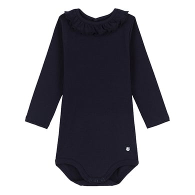 Petit Bateau Blauw rokend lichaam met lange mouwen