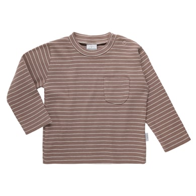 Image of kindsgard Maglia a maniche lunghe a costine lipala - rosa antico059