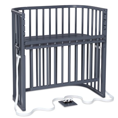Image of babybay Lettino co-sleeping Boxspring Comfort Plus, grigio ardesia laccato059