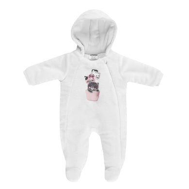 JACKY Mysig overall med huva KITTY CAT från white